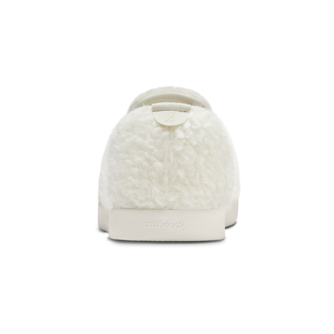 Smallbirds Wool Loungers - Big Kids - Natural White Fluffs (Natural White Sole)