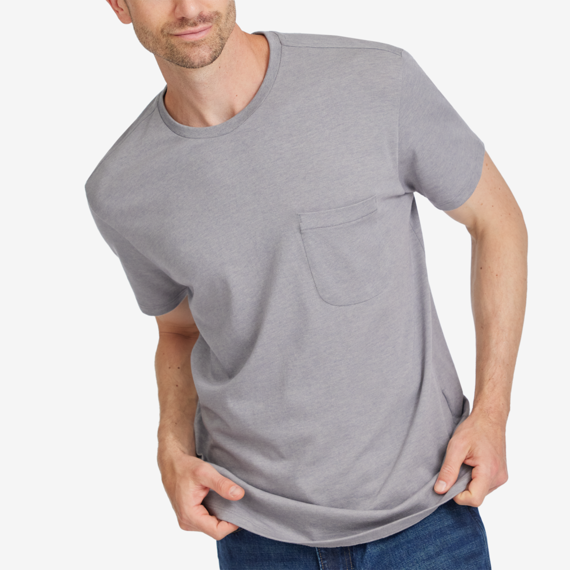 Men's Tee - Medium Grey