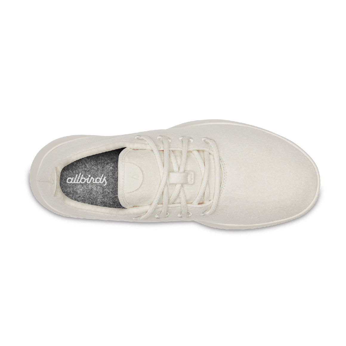 Men's Wool Runner - Natural White (Cream Sole)