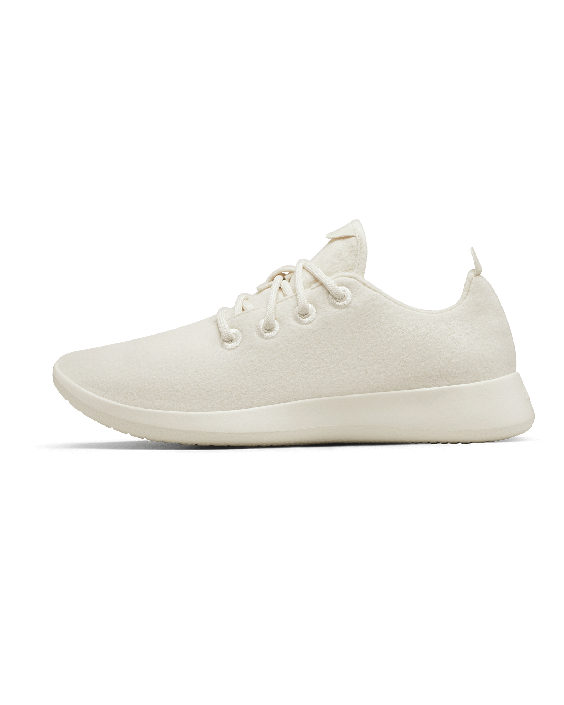 Men's Wool Runner - Natural White (Cream Sole)